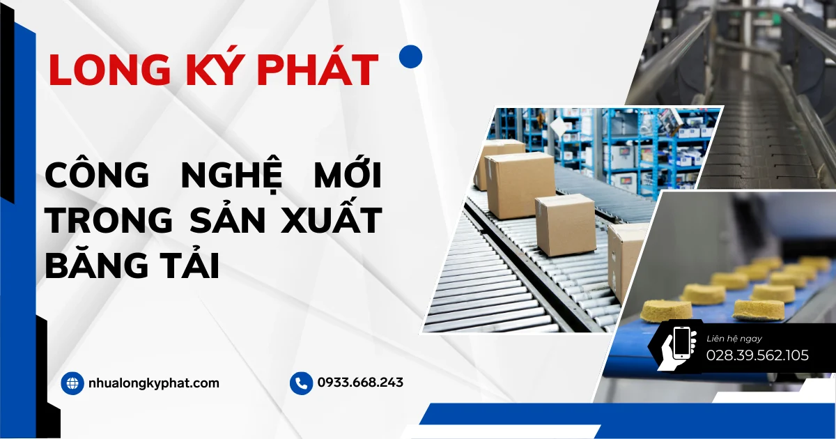 Băng tải PVC – Công nghệ mới trong sản xuất băng tải